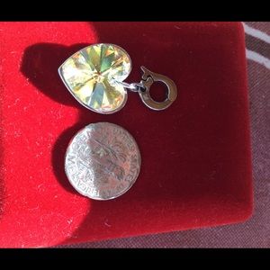 Swarovski charm silver brand new stamped